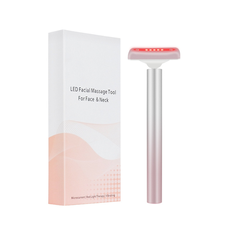 Lumiora™ 4-in-1 Radiant Renewal Facial Wand (Red Light & Microcurrent Therapy)